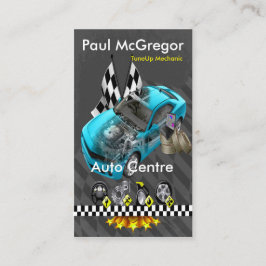 Cartão De Visita Auto Centre / TuneUp Mechanic Business Card
