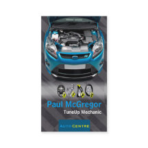 Auto Centre  - TuneUp Mechanic Business Card