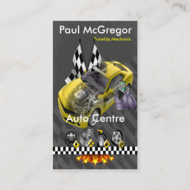 Cartão De Visita Auto Centre / TuneUp Mechanic Business Card