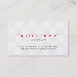 Cartão de visita - auto Nascar