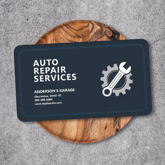 Cartão De Visita Auto Repair Services