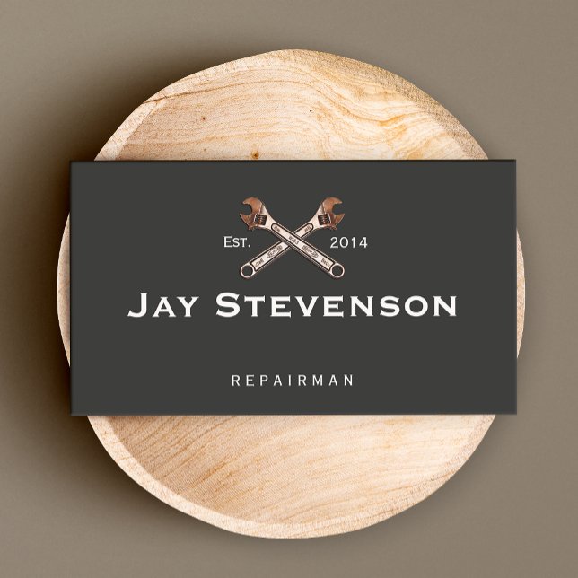 Cartão De Visita Automecânico/chave de reparo para casa (Criador carregado)