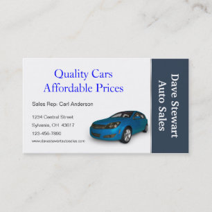Cartão De Visita Automotive Dealership