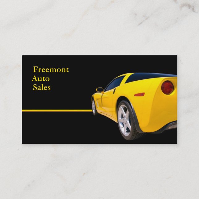 Cartão De Visita Automotive Dealership (Frente)