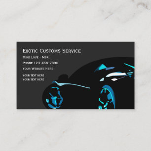 Cartão De Visita Automotive Exotic Car legal