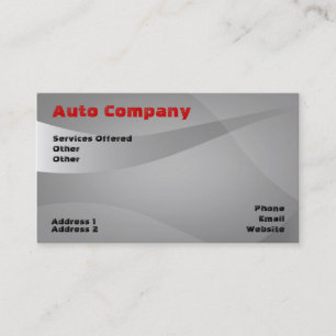 cartão de visita automotivo