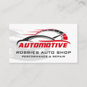 Cartão De Visita Automotivo   Reparo e peças do carro   Mecânica