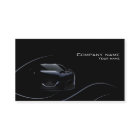 Cartão de visita automotriz à moda