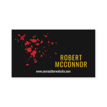 Autor de Suspense de Terror de Crime com Manchas d