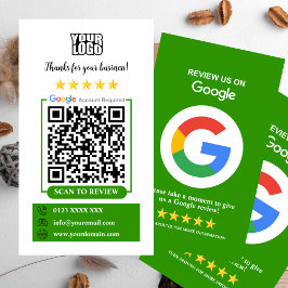 Cartão De Visita Avaliações do Google