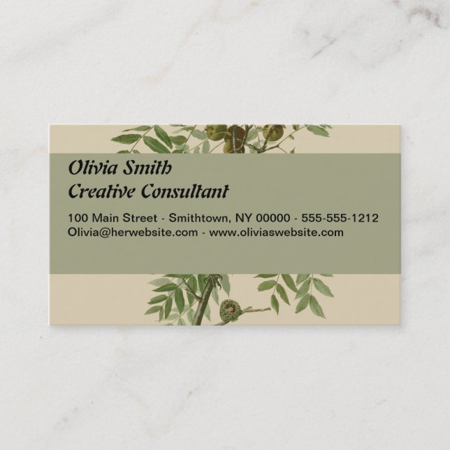 Cartão De Visita Ave Negra Americana da Audubon (Frente)