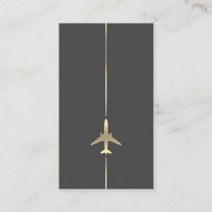 Cartão De Visita Aviação minimalista