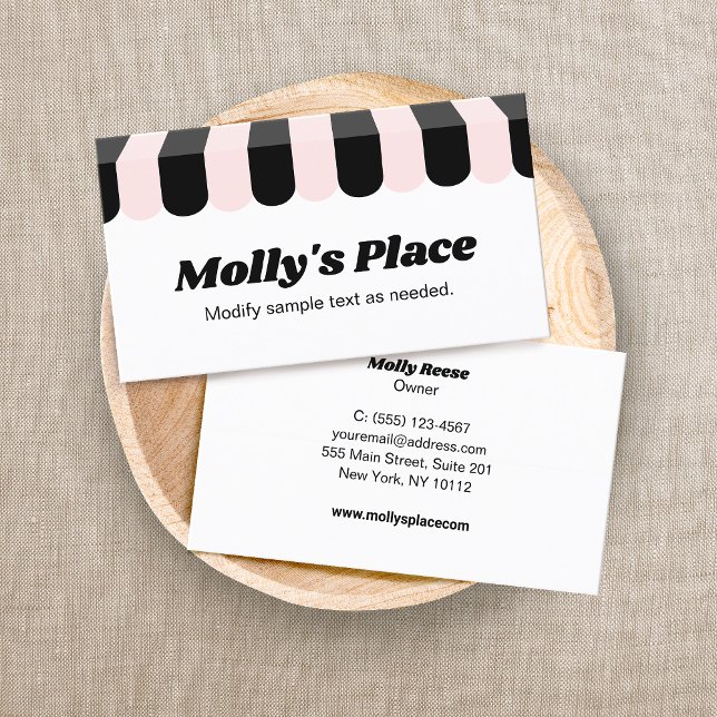 Cartão De Visita Awning (Criador carregado)