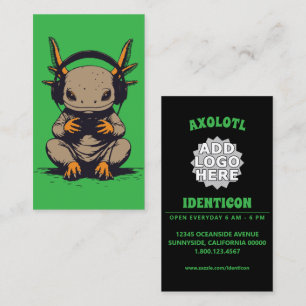 Cartão De Visita axolotl jogador