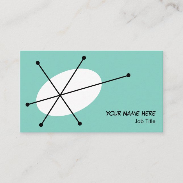 cartão de visita Azul (Frente)