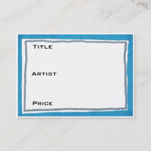 Cartão De Visita Azul