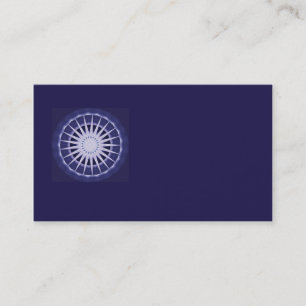 cartão de visita azul abstrato do starburst