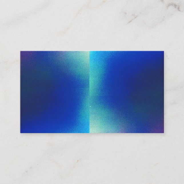 Cartão de visita Azul brilhante (Frente)