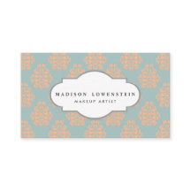 Azul elegante da cerceta da cor damasco do pêssego