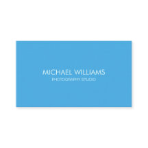 Azul Elegante Profesional Simple Mínimo