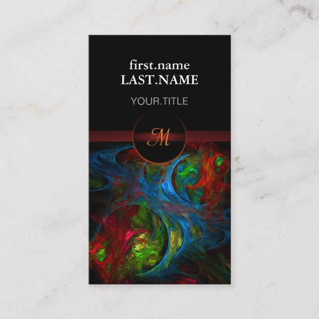 Cartão De Visita Azul-gênese Legal Elegente Moderno Profissional (Frente)