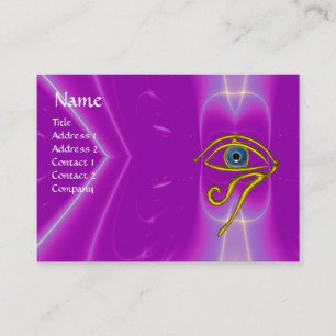 Cartão De Visita AZUL TALISMAN, rosa violeta roxo