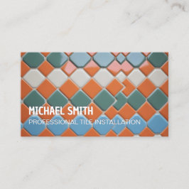 Cartão De Visita Azulejo Installer Tiler