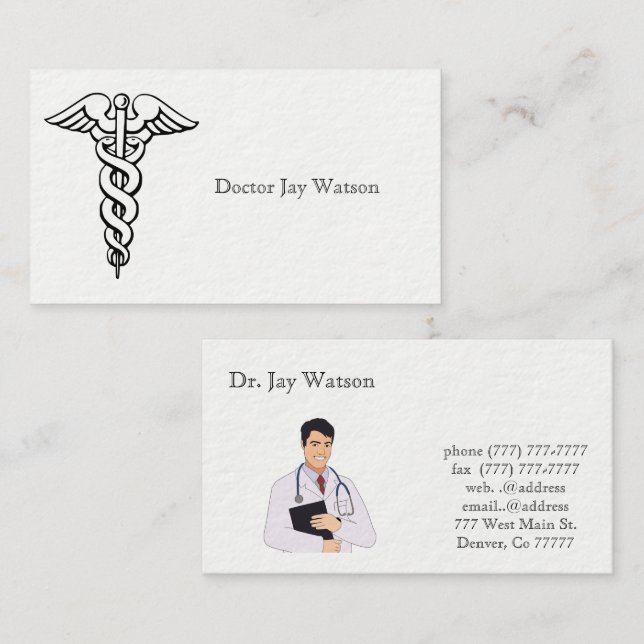 Cartão de visita B Do Destino (Frente/Verso)