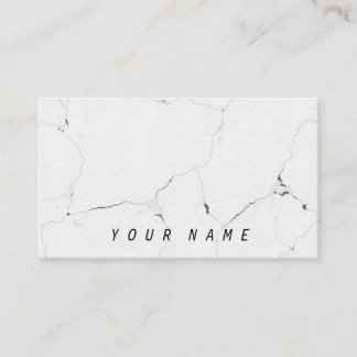 Cartão De Visita B&W mínimos refrigeram elegante lustroso de