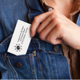 Cartão De Visita Ba Gua, oito trigramas, yin yang personalizável