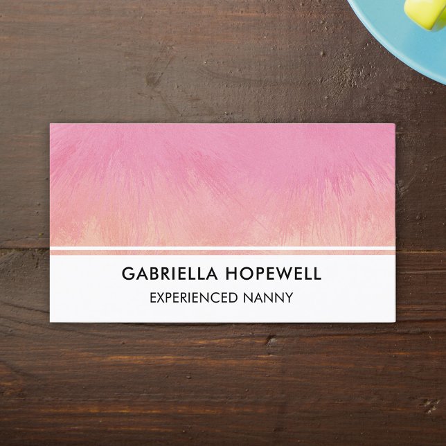 Cartão De Visita Babysitter Child Criança Daycare Professional (Criador carregado)