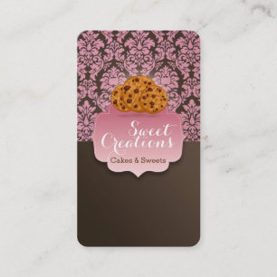 Cartão De Visita Bacery Cookies Doce Negócios