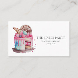 Cartão De Visita Bagaço E Desperdícios De Pastelaria