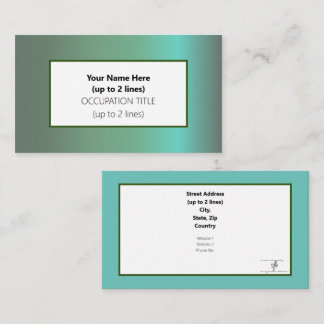 Cartão De Visita Baguio Morning