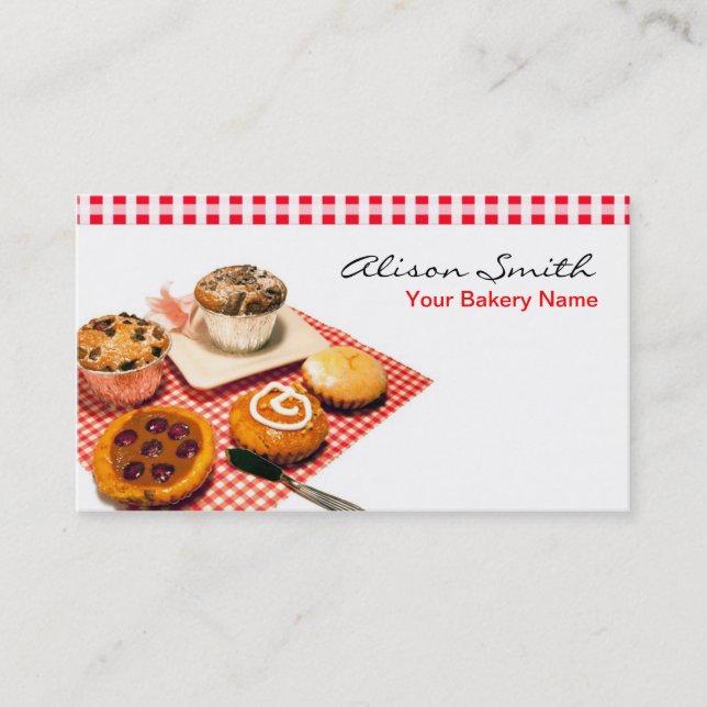 Cartão De Visita Bakery Business card (Frente)
