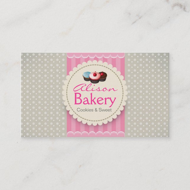 Cartão De Visita Bakery Business card (Frente)