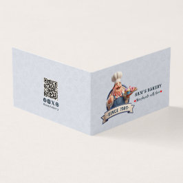 Cartão De Visita Bakery Store Pastry Chef Dessert Cake Baker Detail