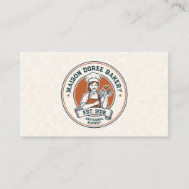 Cartão De Visita Bakery Store Pastry Chef Dessert Sweets Cake Baker