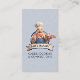 Cartão De Visita Bakery Store Pastry Chef Desserts Sweets Cake Shop