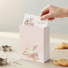 Cartão De Visita Baking Party Birthday Favor Thank You Insert