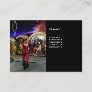 Cartão De Visita BALÉ ANDROID, Ficção científica negra