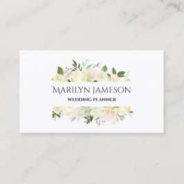 Cartão De Visita Balilla Blossoms Planner de Casamento