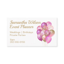 Balões Dourados rosa