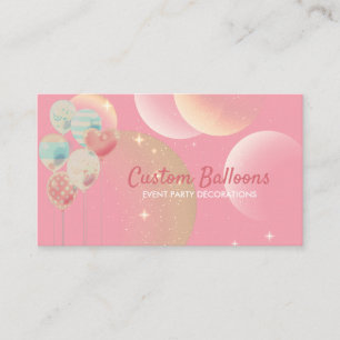 Cartão De Visita Balões - Parte do Planejador de Elementos para eve
