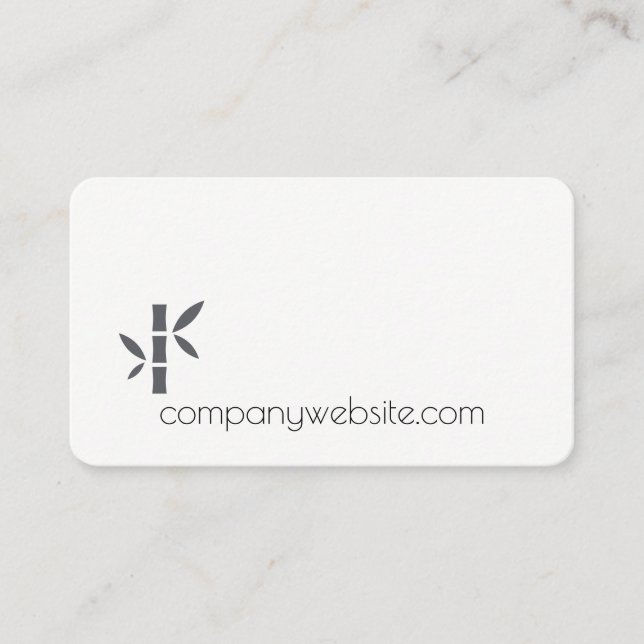 Cartão De Visita Bamboo Landscaping Spa (Frente)