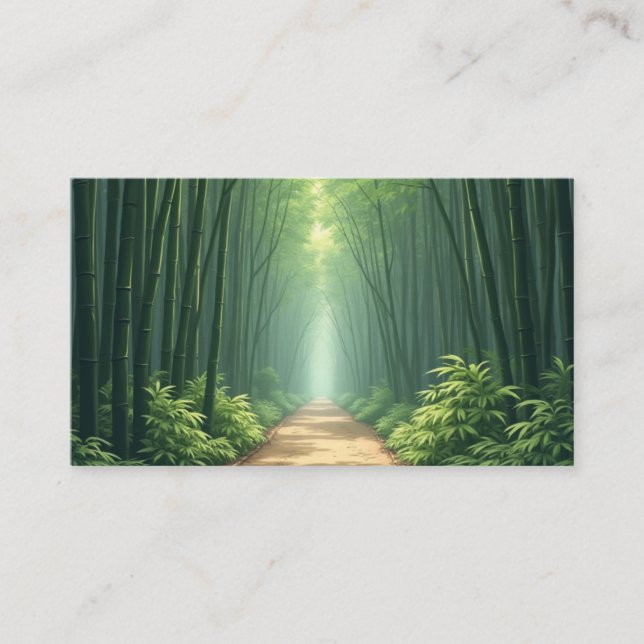 cartão de visita bambu (Frente)