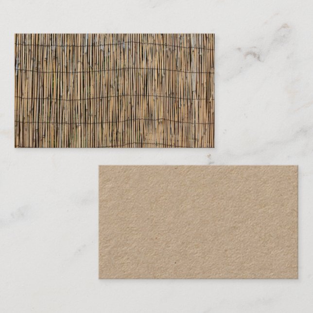 Cartão De Visita Bambu (Frente/Verso)