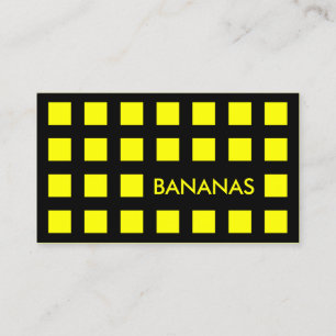 Cartão De Visita BANANAS (quadrados-mod)