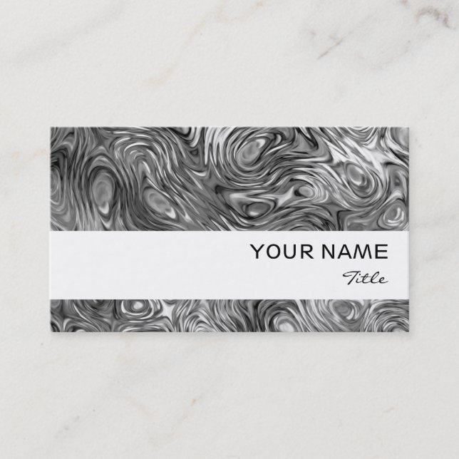 Cartão De Visita Banda branca impressão-cartão de visita-moldez (Frente)