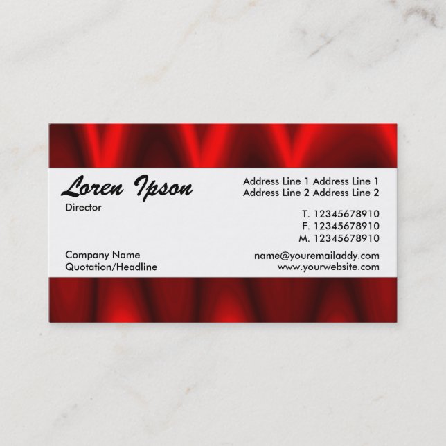 Cartão De Visita Banda central 093 (Frente)